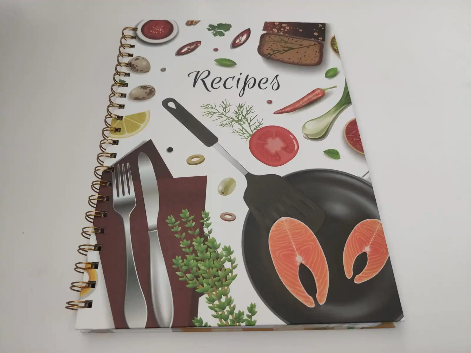 Hot Selling Art Paper With Grey Board Spiral Ring Binders A4 Notebook Color Binder Clip