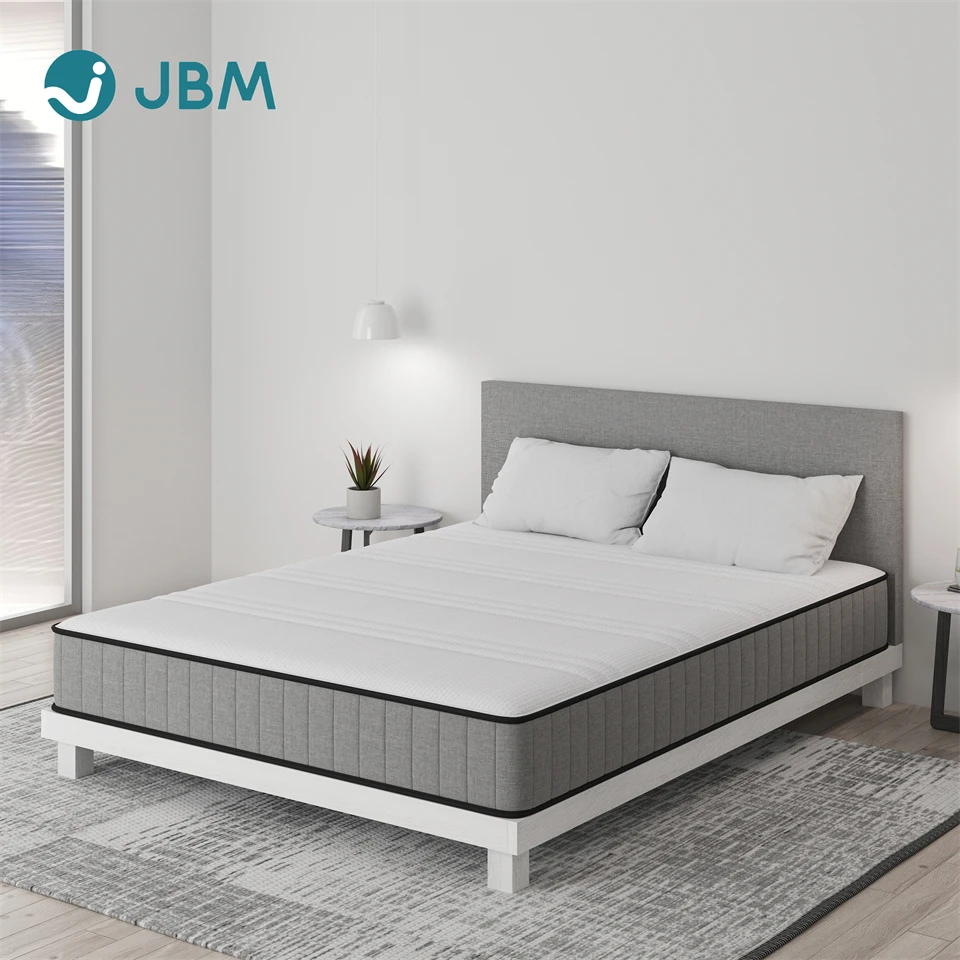 Orthopedic Twin Single Pocket Spring Mattresses USA Factory California King Queen Size Bed Mattress in a box