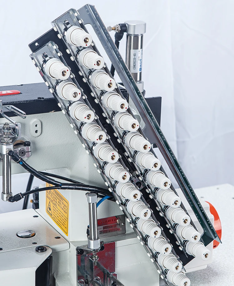 JTVC008-12-UT Industrial High Efficient Automatic Cutting And Sewing Machine Multi Needle Sewing Machine