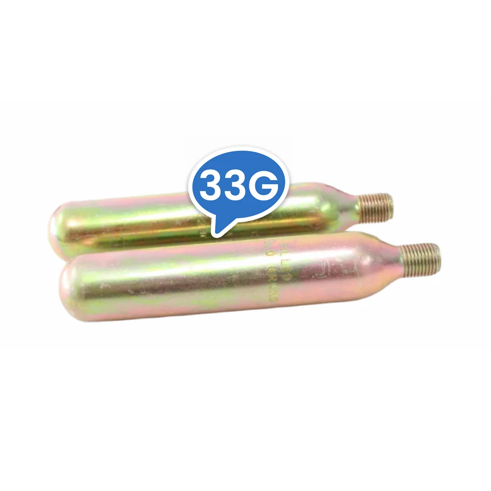 33g Co2 Cartridge  Rearm Kit For Life Jacket Disposable Mini Co2 N2 Ar Gas Tank 24g 12g 17g 18g 20g 21g 1/2 thread For Life Vest