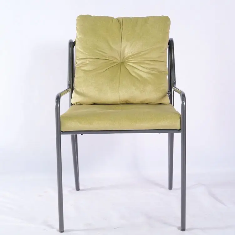 Plywood Dining Chair With Wonderful Curve Simple Pu Leather Modern Elegant Restaurant Matching Stools