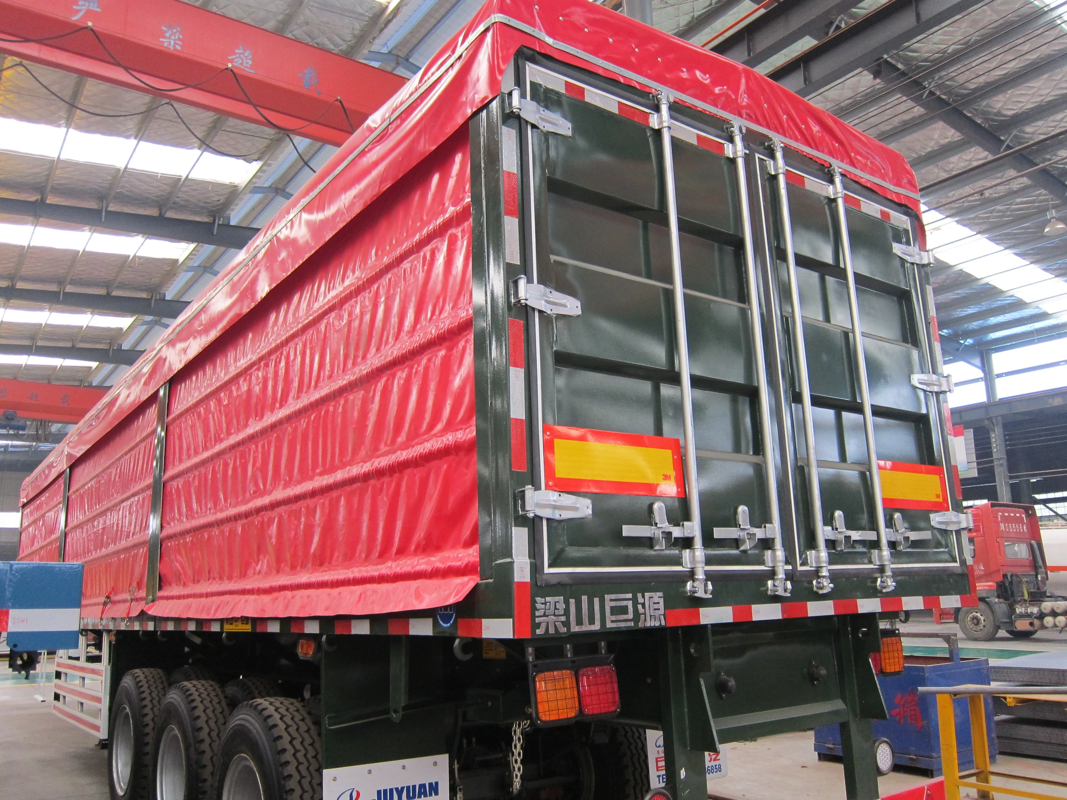 NEW Design 40 tons Curtain Sider Cargo Trailer/ Curtain Van Type Semitrailer/ Curtain Semi Trailer
