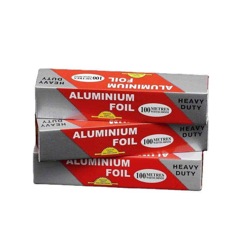 Aluminum Foil Paper Kitchen Aluminum Foil Roll 8011 Aluminium Foil Jumbo Roll 30cm 45cm