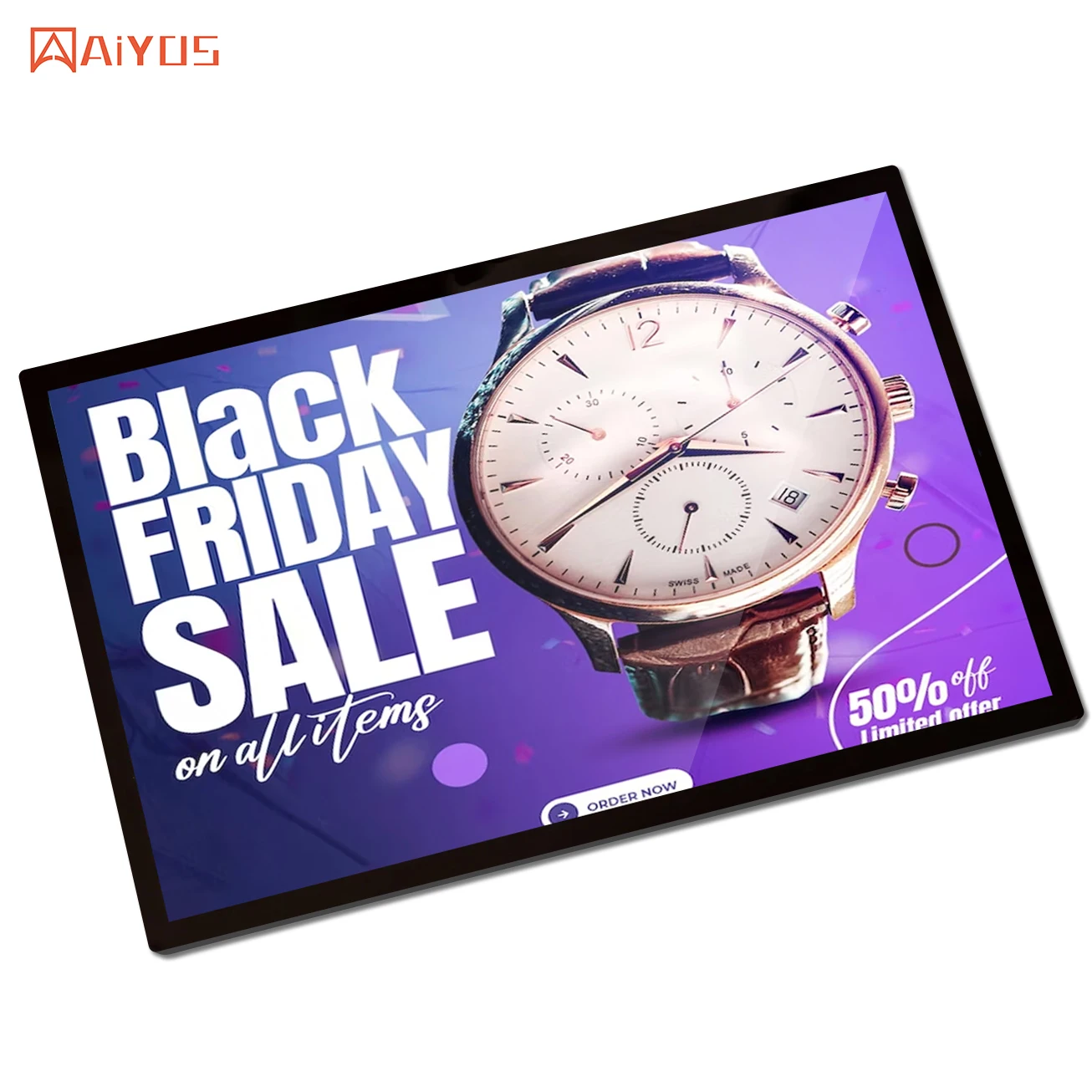 15.6inch Android11 POE Media Screen Digital Monitor Player Display Capacitive Touchscreen WiFi Connection Without Battery Camera
