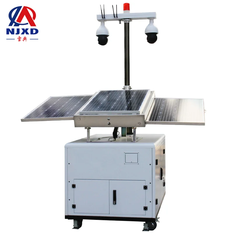 XD632 trailer mounted pneumatic telescopic mast for all purpose