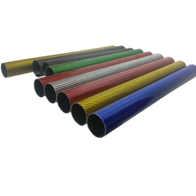 T700 3K New Development High Quality Colored Carbon Fiber Tube