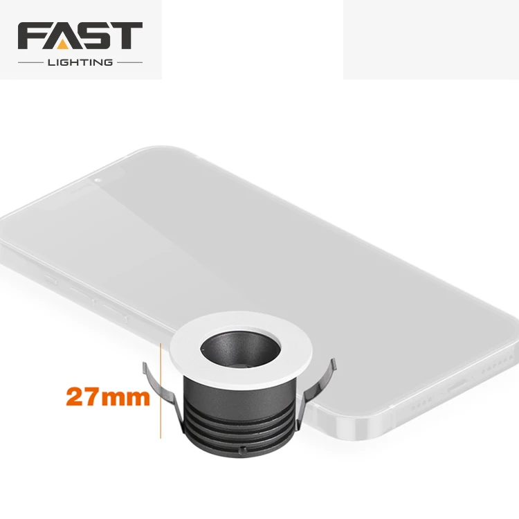 Быстрое Новое поступление, домашний встроенный алюминиевый маленький внутренний потолок 3 Вт, светодиодный прожектор