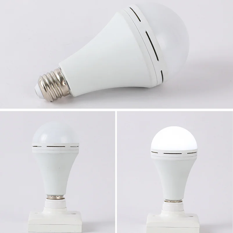 Rechargeable Led Emergency Bulb Light Rechargeable Battery Bulb Lamp E27 9w 12w 15w 1200mah