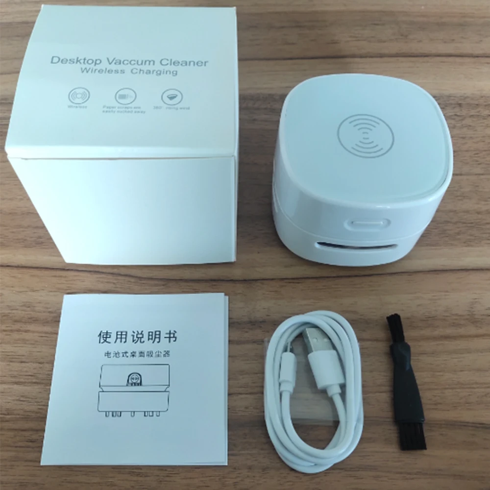 Portable Dry Dust Sweeper Small Office Desktop Vacuum Cleaner Multicolor Table Mini Desk Vacuum Cleaner for Home and Office Gift