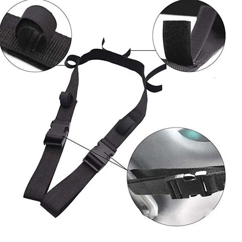 Portable Fishing Rod Holders Multifunction Fabric Belt Adjustable Magic Tape Strap Hold Up To 5 Rod And Reel Fishing Rod Carrier