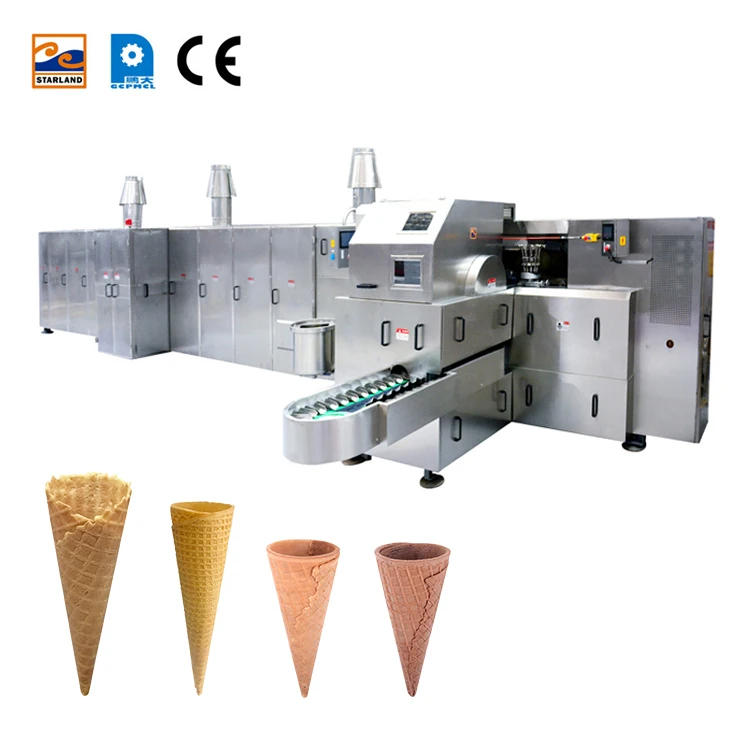 Multi-functional automatic large sugar cone cone production equipment, with after-sales service