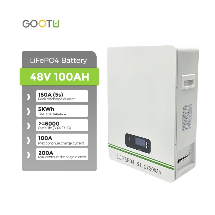 Goodu DDP сервисная солнечная энергетическая система 48 В Lifepo4 батарея 100Ah 5Kw 5120Wh литий-ионные батареи с BMS
