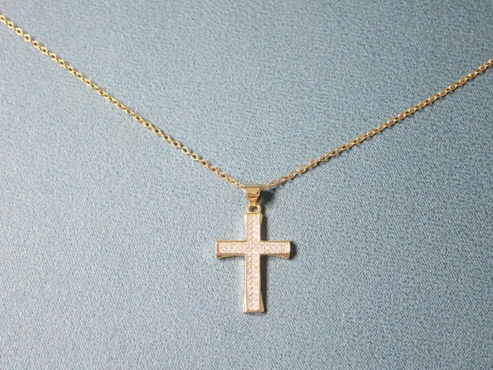 BMZ 2024 Best fit-size real gold ion plating 2 years guaranteed 45cm+5cm end chain 14K 18K gold loop necklace O shape chain