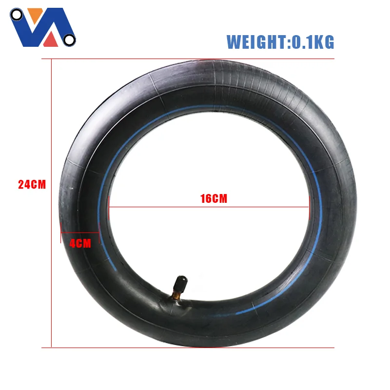 New Image 10*2.5 Inner Tube with Straight Valve Fit For 10*3 Outer Type Scooter Spare Parts