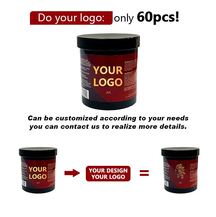 Strong Hold Loc Edge Control Wax For 4C Hair Private Label Strong Hold Loc Gel And Braid Gel Whole Sale Loc N Twist Gel