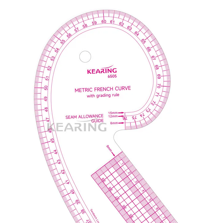 KEARING 6505 Armhole Curve Ruler,Pattern Making Rulers Sewing Patternmaster Fabric