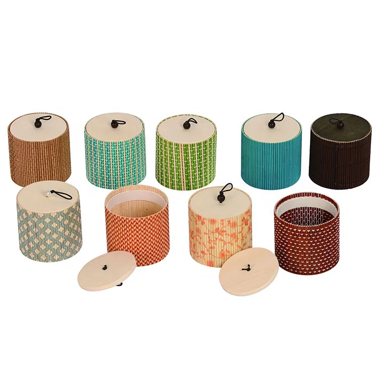 Eco-friendly Graceful Multicolor Bamboo Chocolate Candy Food Box