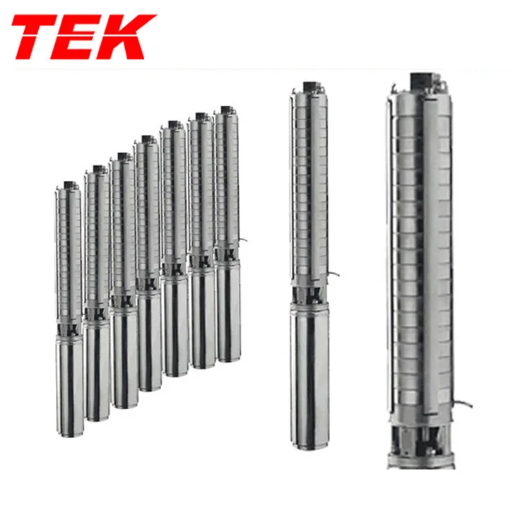 4TS1-9 1T 4-inch 9-stage Stainless Steel Deep Well Submersible Multistage Centrifugal Pump OEM