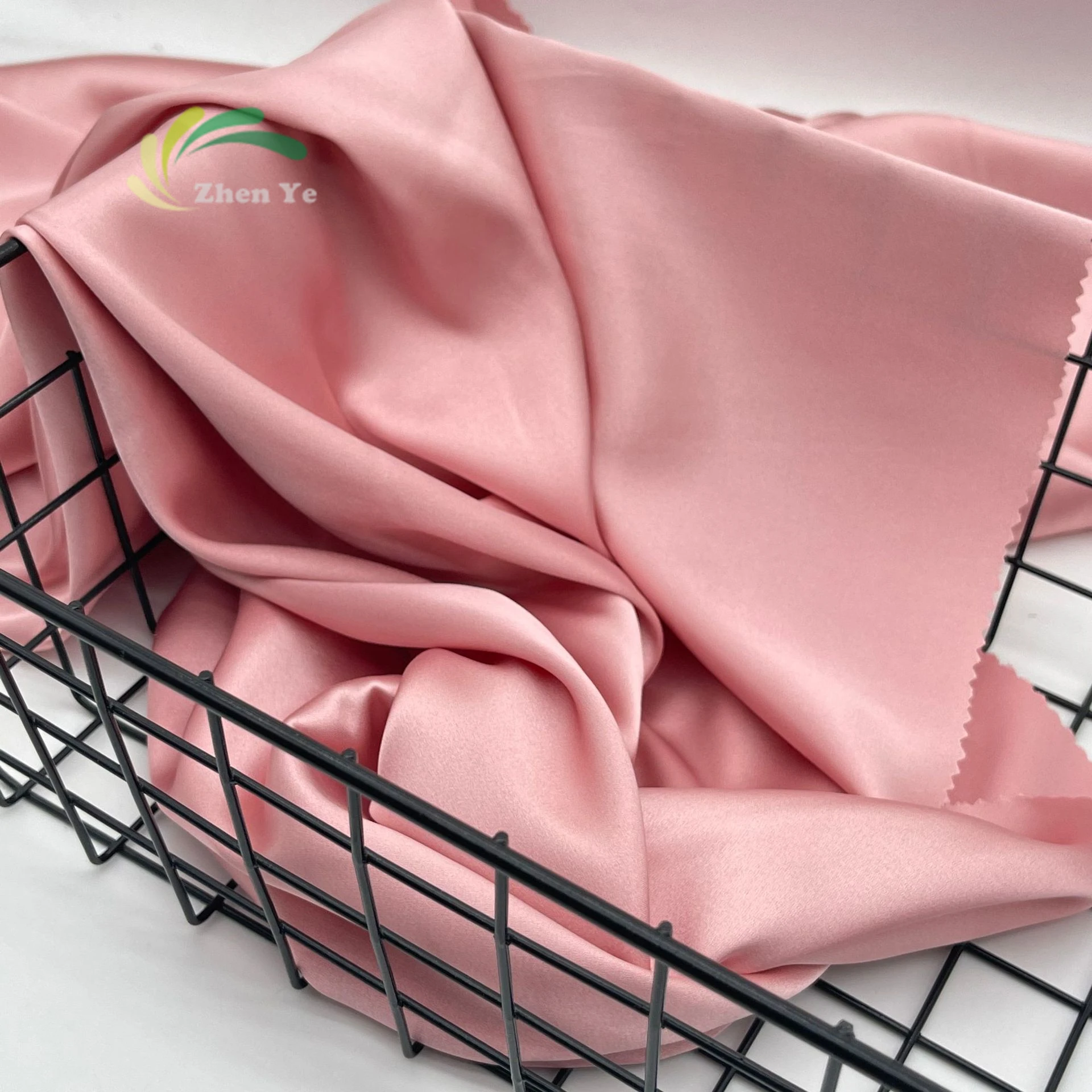 Factory wholesale soft smooth satin woven 100% Polyester  Stretch Silk Satin fabric for summer wedding dress shirt