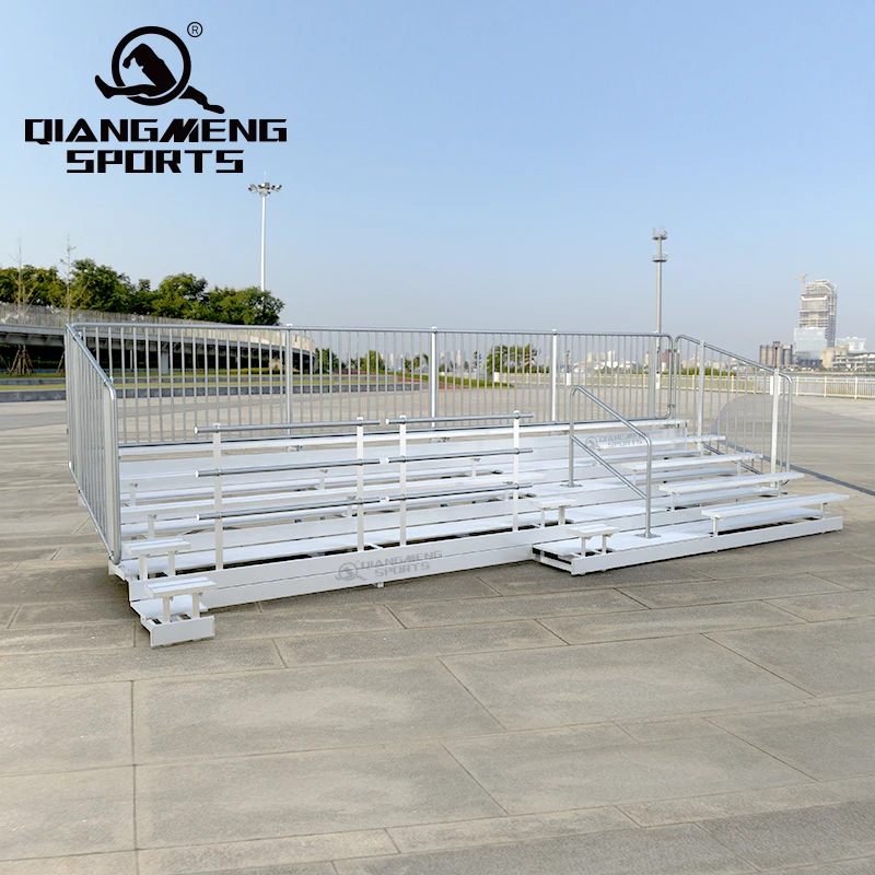 Best Quality Aluminum Bleachers Football Padel Portable Stadium Seating ADA Bleacher Series 10 Row System