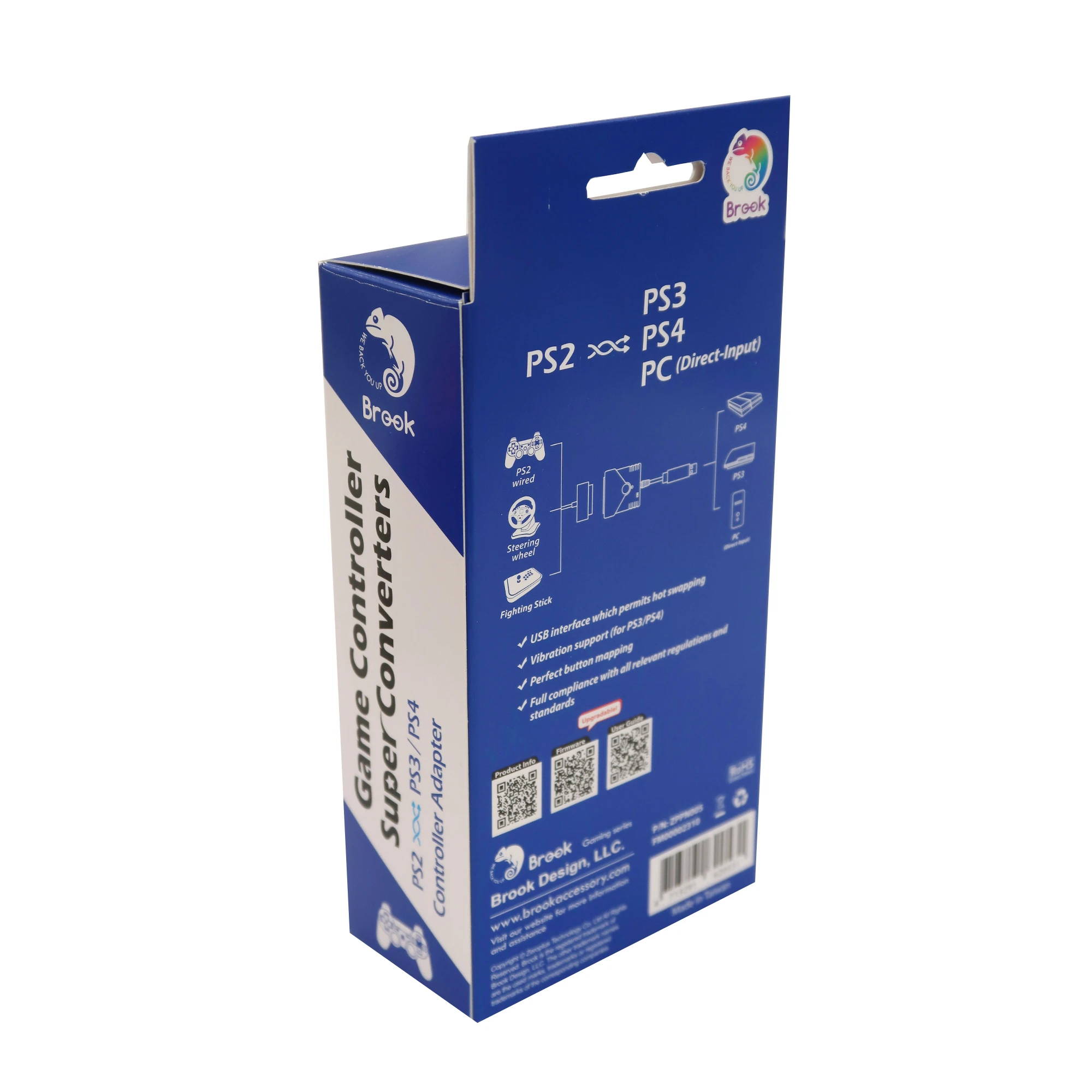 Brook for PS2 to for PS3 / for PS4 / PC Game Controller Super Converter USB Adapter