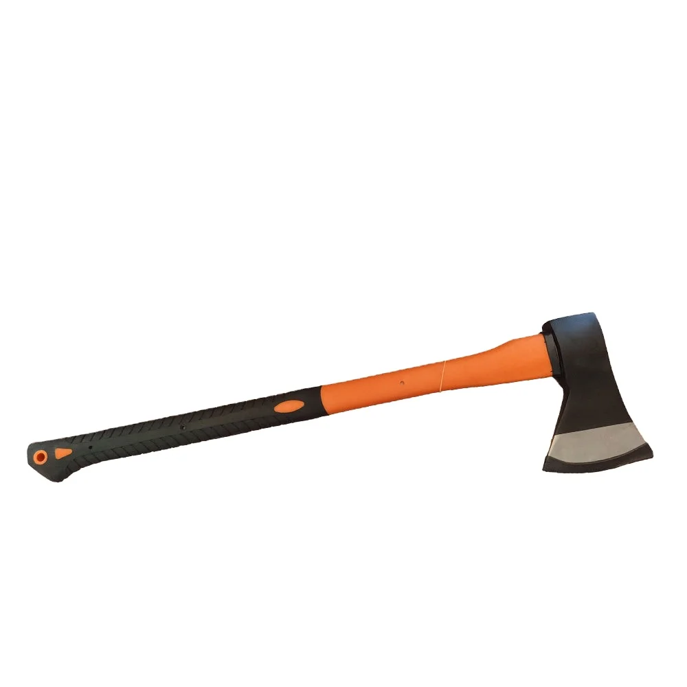NSMTEC Industrial sharp cutting DIY hand tool 45#Carbon Steel A613 Axe Shock Reduction Grip TPR Handle