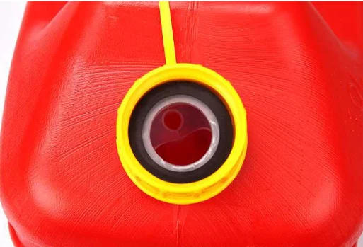 HDPE 5L Plastic Gasoline Jerry Can Portable Fuel Tank Red Gasoline Container Plastic Supplier Oil Storage Plastic Gallon Barrel