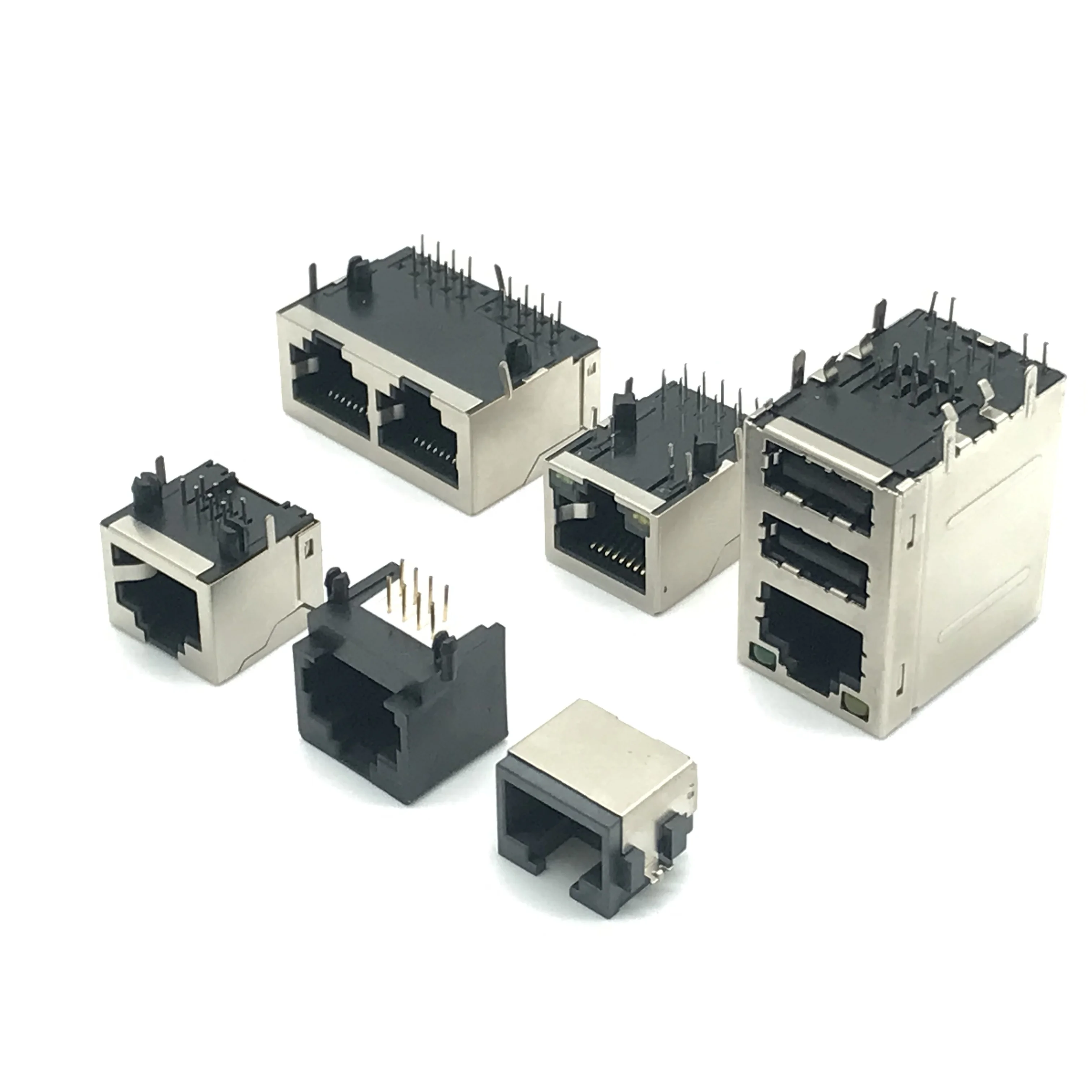 Manufacture Customised Multi Port Ethernet rj 45 Connector