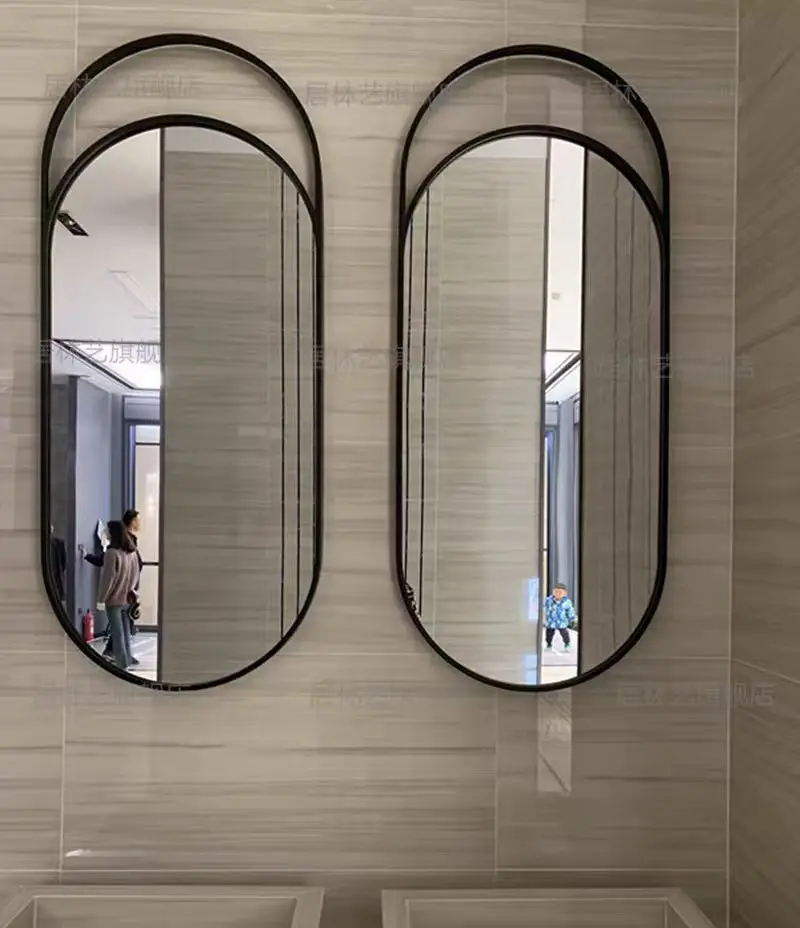 Home Decorate Frameless LED Backlit Dimming Mirror Time Display Defogger Bathroom Smart LED Mirror