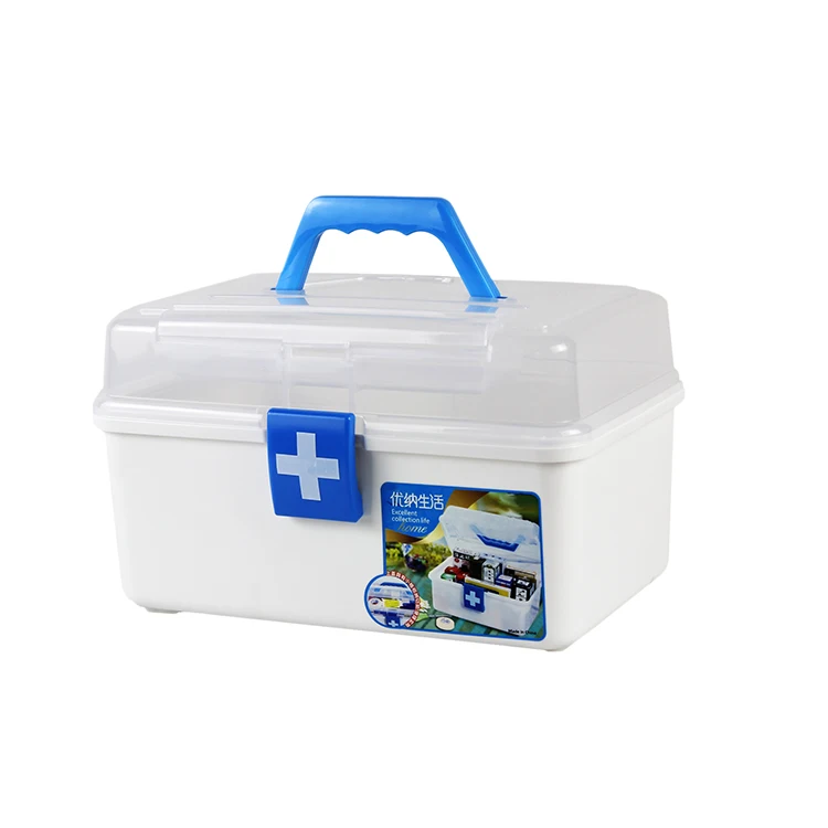household travel plastic storage container first aid kit  medical box medicine chest