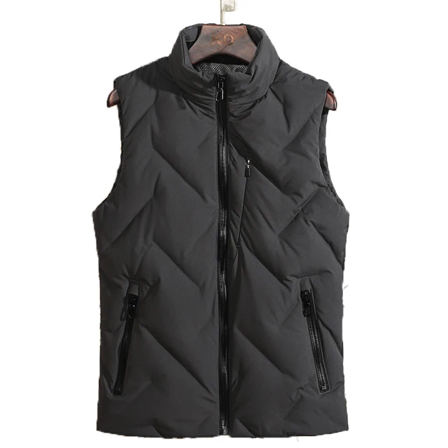 
Winter Short Vest Fashion down Lovers Sleeveless Waistcoat Padded Zipper Pocket 