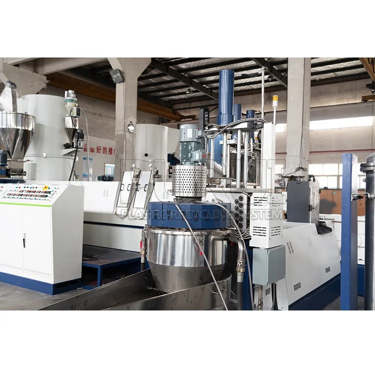 water-ring hot die face plastic pelletizer machine