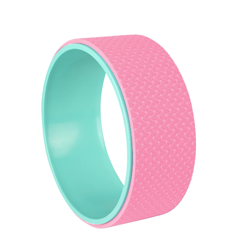 Manufacture High Quality Cork TPE Yoga Wheel For Stretching Improving Backbends