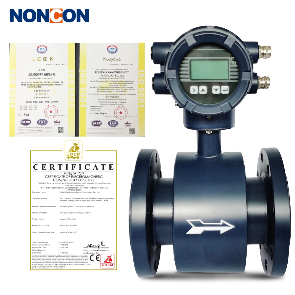 smart digital  electromagnetic flow meter magnetic transmitter water flow meter electromagnetic magnetic flowmeter