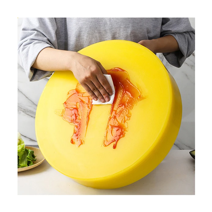 PE Thick Round Cutting Board Knife Plastic Board Sterilizer with Stand Cutting Board Customizable Sustainable Chopping Blocks