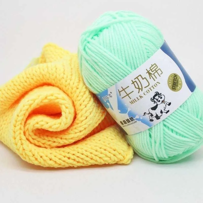 
Super Soft 5ply Hand Knitting Ball Yarn Crochet Cotton yarn with wholesale cheap price, Baby Milk Cotton yarn 16S/5 