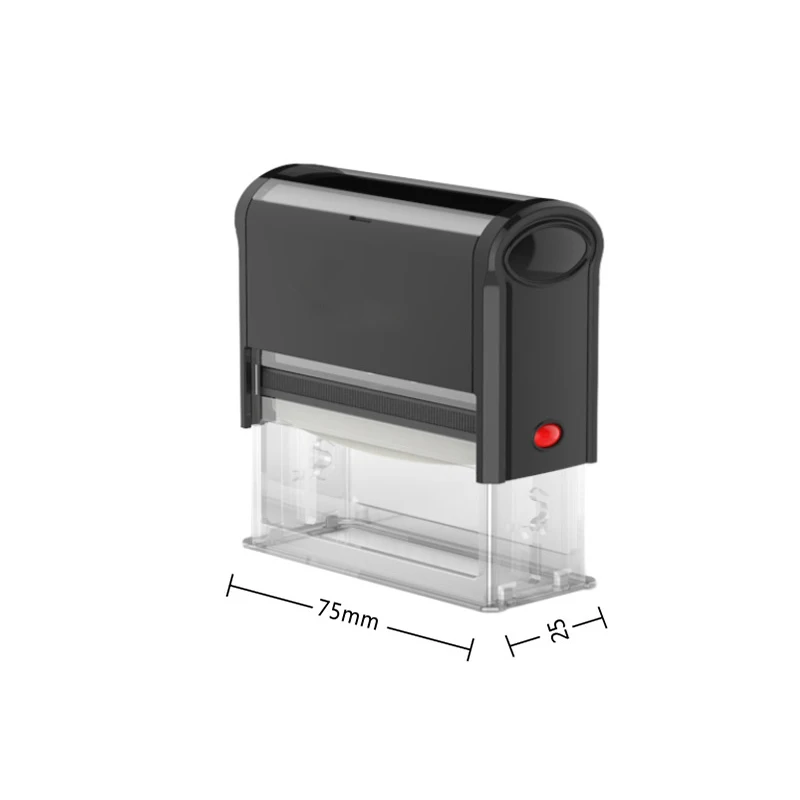 Custom Logo Plastic Self Inking Stamps for Business Office Personality Usage
