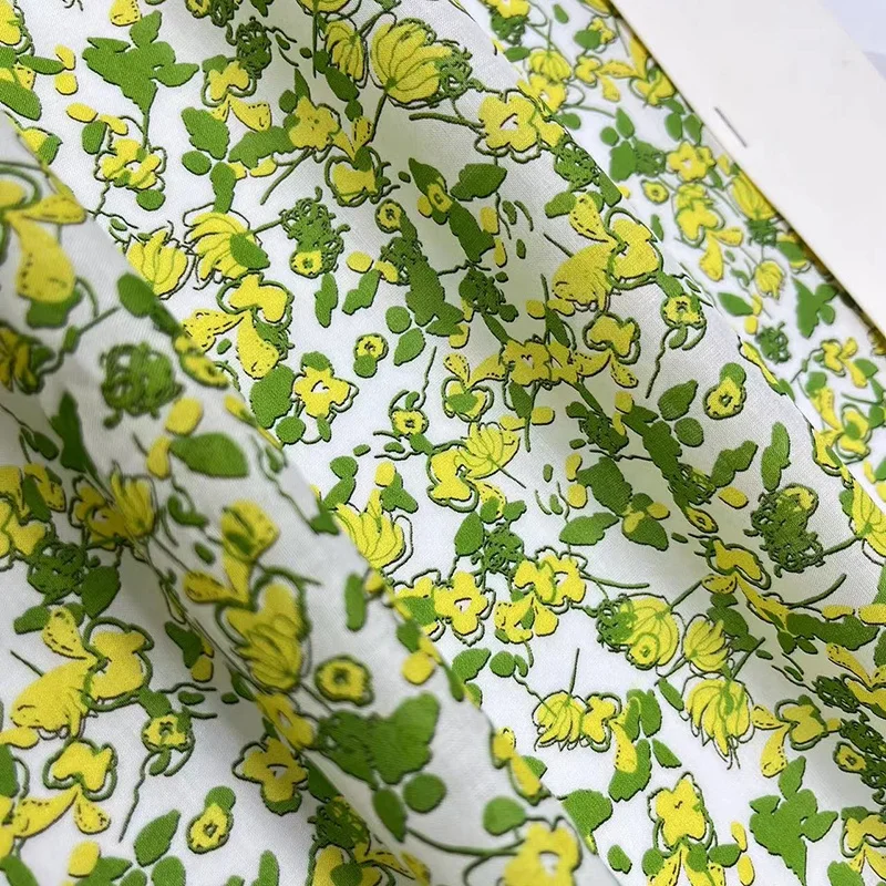 High Quality Breathable Liberty 100 Organic Cotton Fabric Digital Print Soft Fabric for Dess