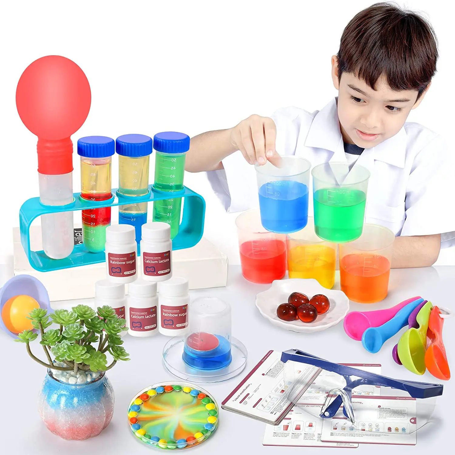 
Science Kit with 30 Science Lab Experiments DIY STEM Educational Toys 