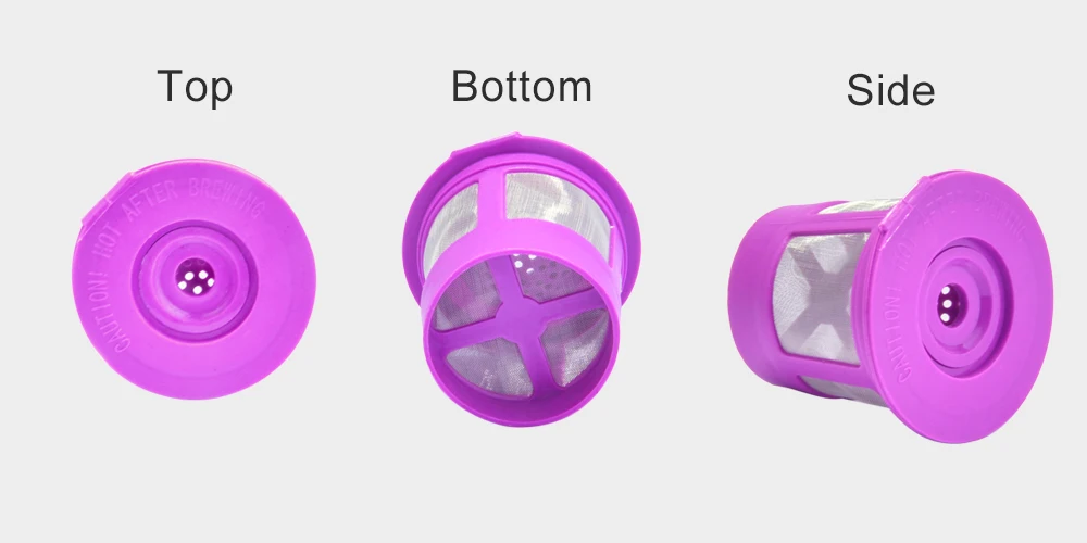 Custom made high quality reusable k cup coffee filter pod