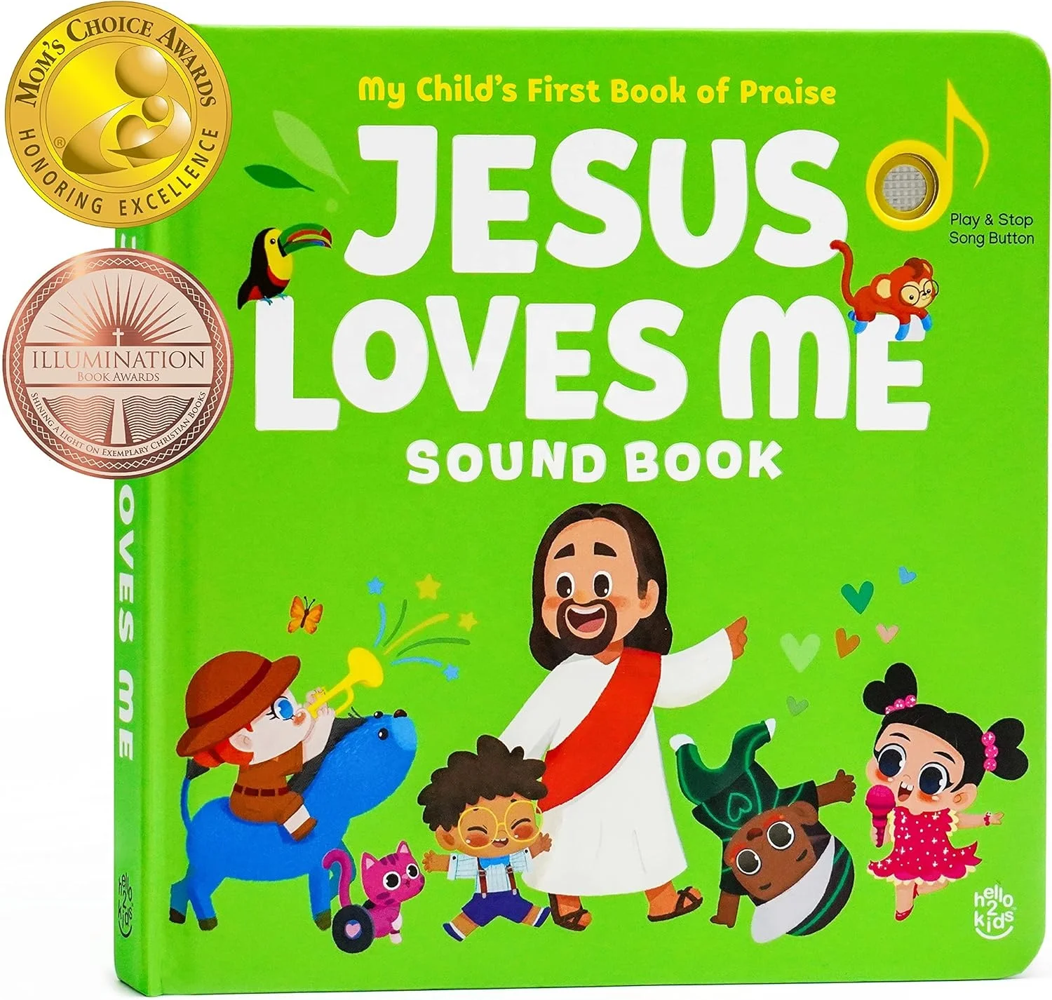 Bible Stories and God Made Me Bundle of 2 Books Christian Sound Books for Toddlers 1-3