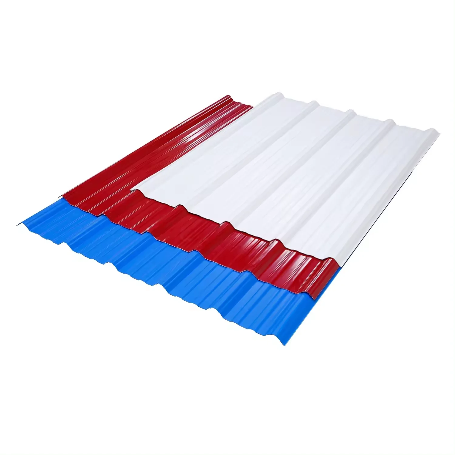 Waterproof 2 mm 2 layer corrugated upvc roofing sheet with ASA coated