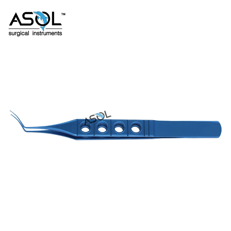 Factory hot sales ophthalmic surgical instruments curved ultrata style capsulorhexis forceps