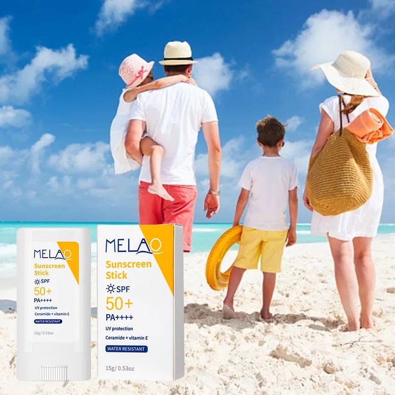 Private Label 15g Sunscreen Roll On Stick Wholesale Organic Spf 50 Face Vegan Natural Oem Waterproof Mini Sunscreen Stick