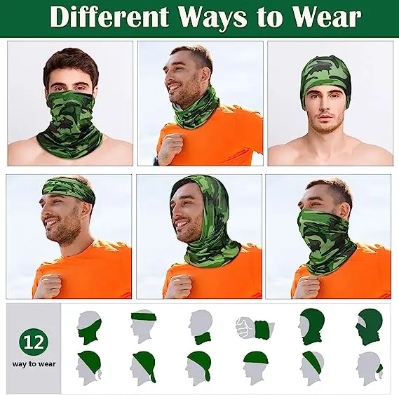 Sports Face Protection Sports Mask Magic Scarf Turban Cycling Face Cover Neck Bandana Headwear Tube Headwrap Facemask