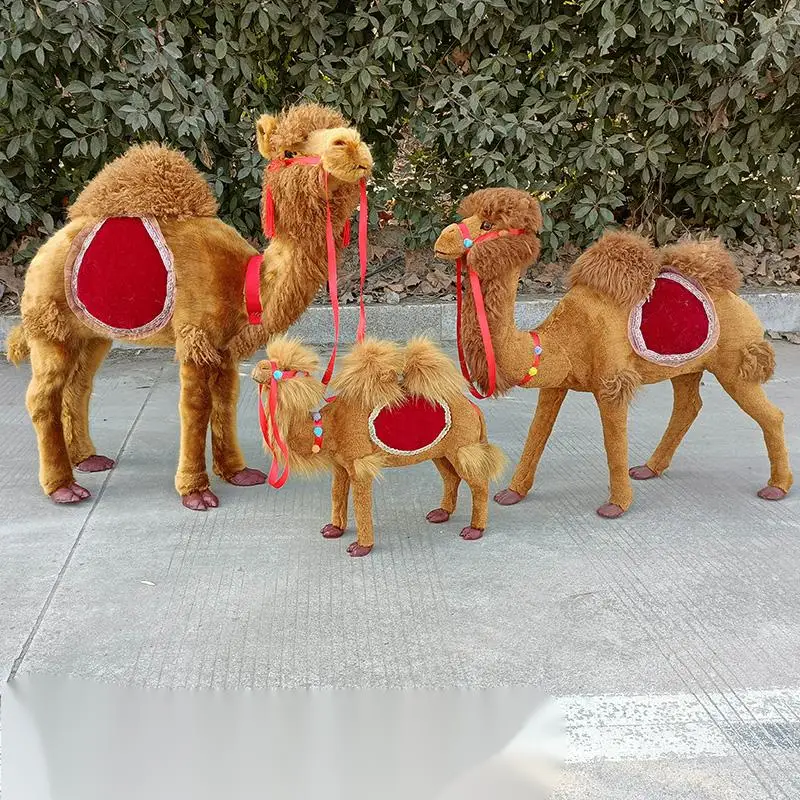 Shopping Mall Window Decoration Simulation  Camel Model Large Commercial Promotion Activities Event Decoration Camel Model