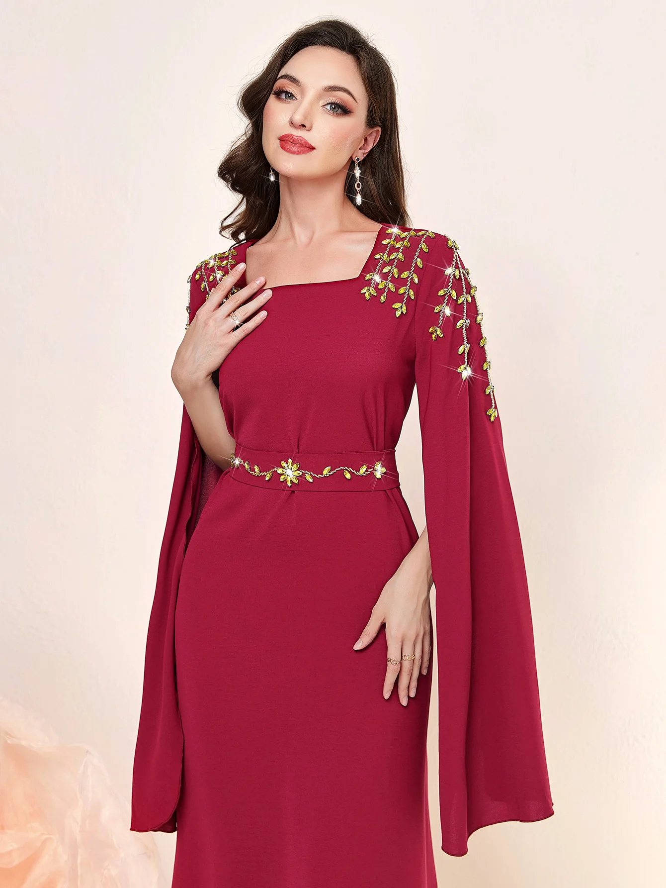 Yibaoli Factory Supply Marocco Muslim Long Dress For Party Modest Gowns For Women Evening Dresses