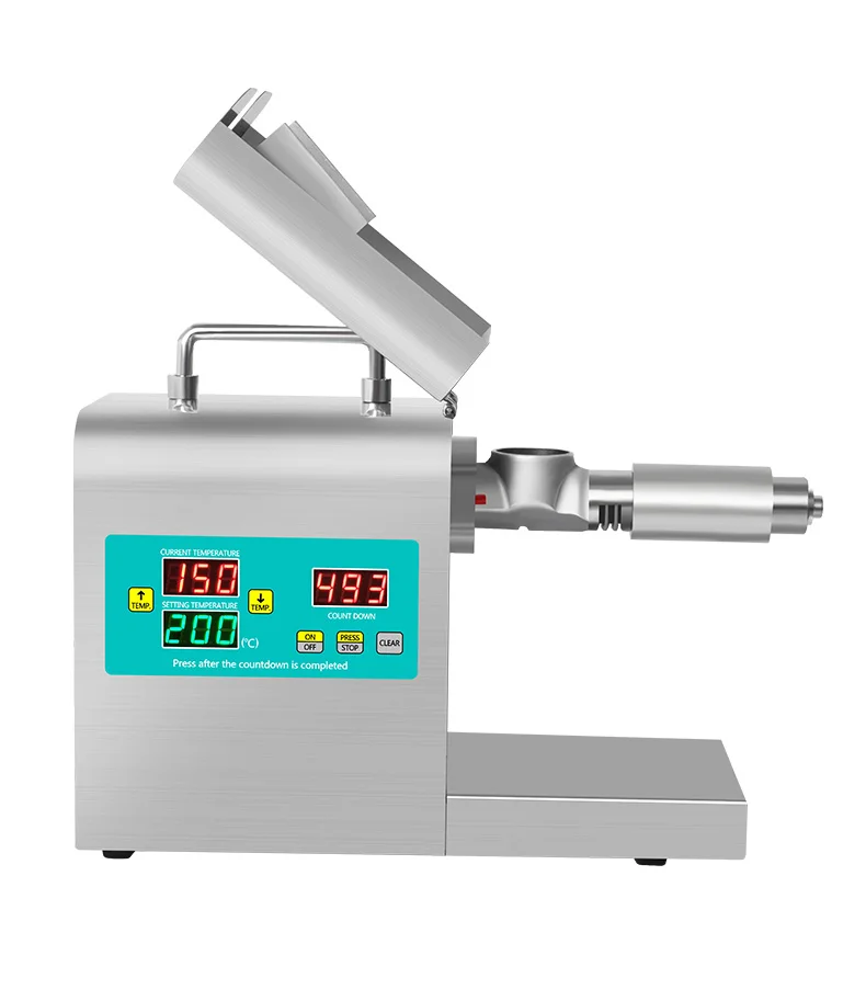 Small Automatic Stainless Steel Electric Oil Press Household Kitchen Appliances Seeds Oil Extractor Machine