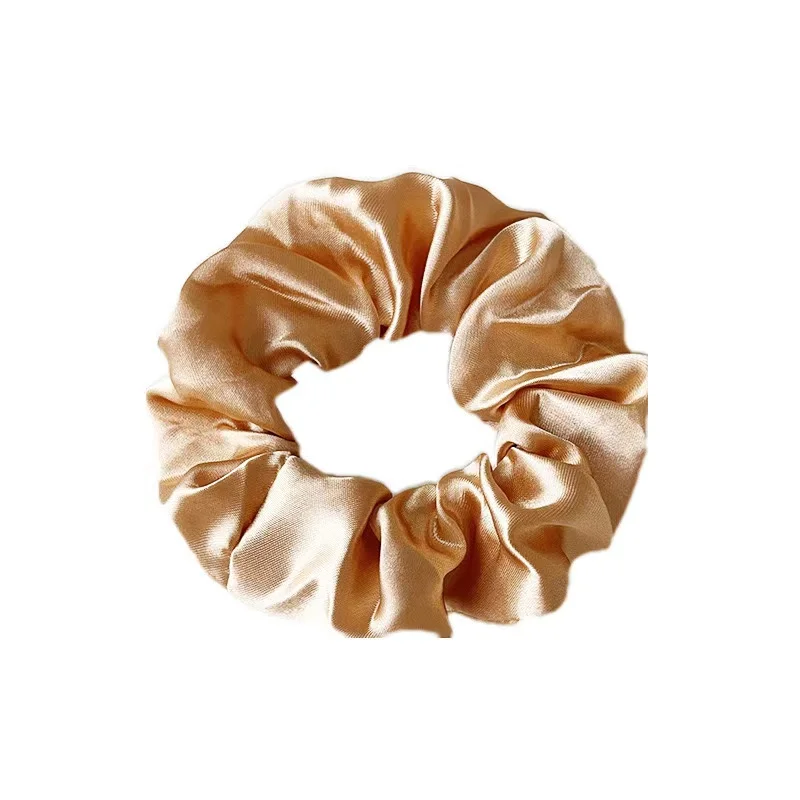 French Satin Hair Loop Korean Minimalist Retro Dance Headdress Women Girls Tie Hair Rope
