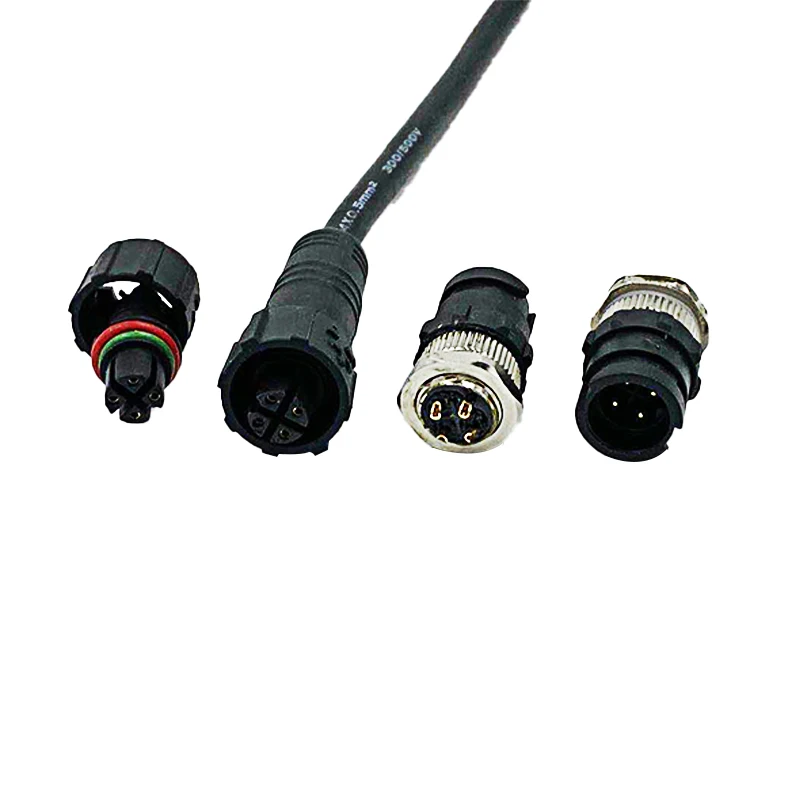 
8 Years Factory Experience 2pin-5pin Cable Male and Female IP68 Waterproof Connector 